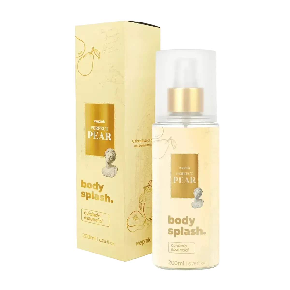 Body Splash Perfect Pear Desodorante Colônia 200ml - Wepink