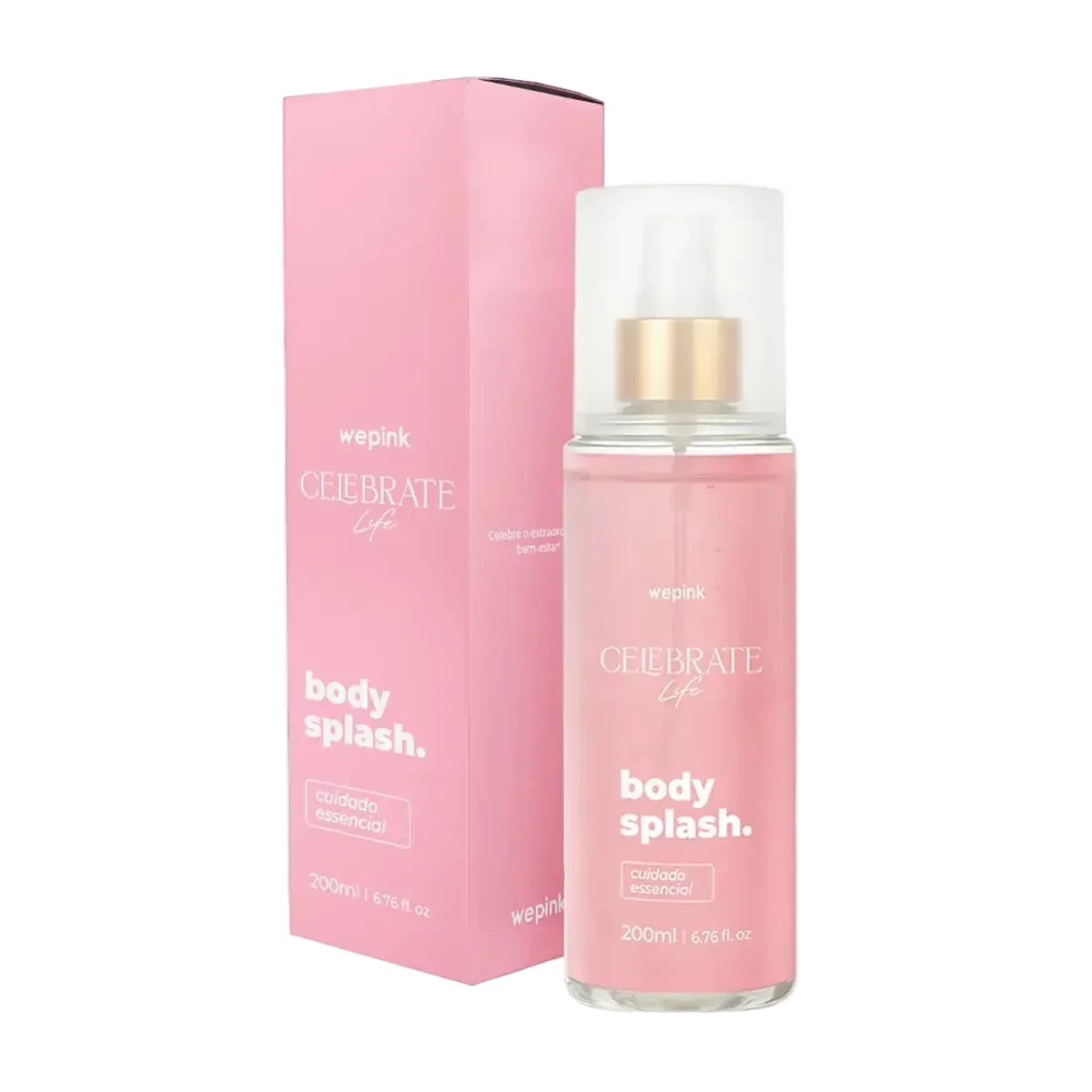 Body Splash Celebrate Life Desodorante Colônia 200ml - Wepink