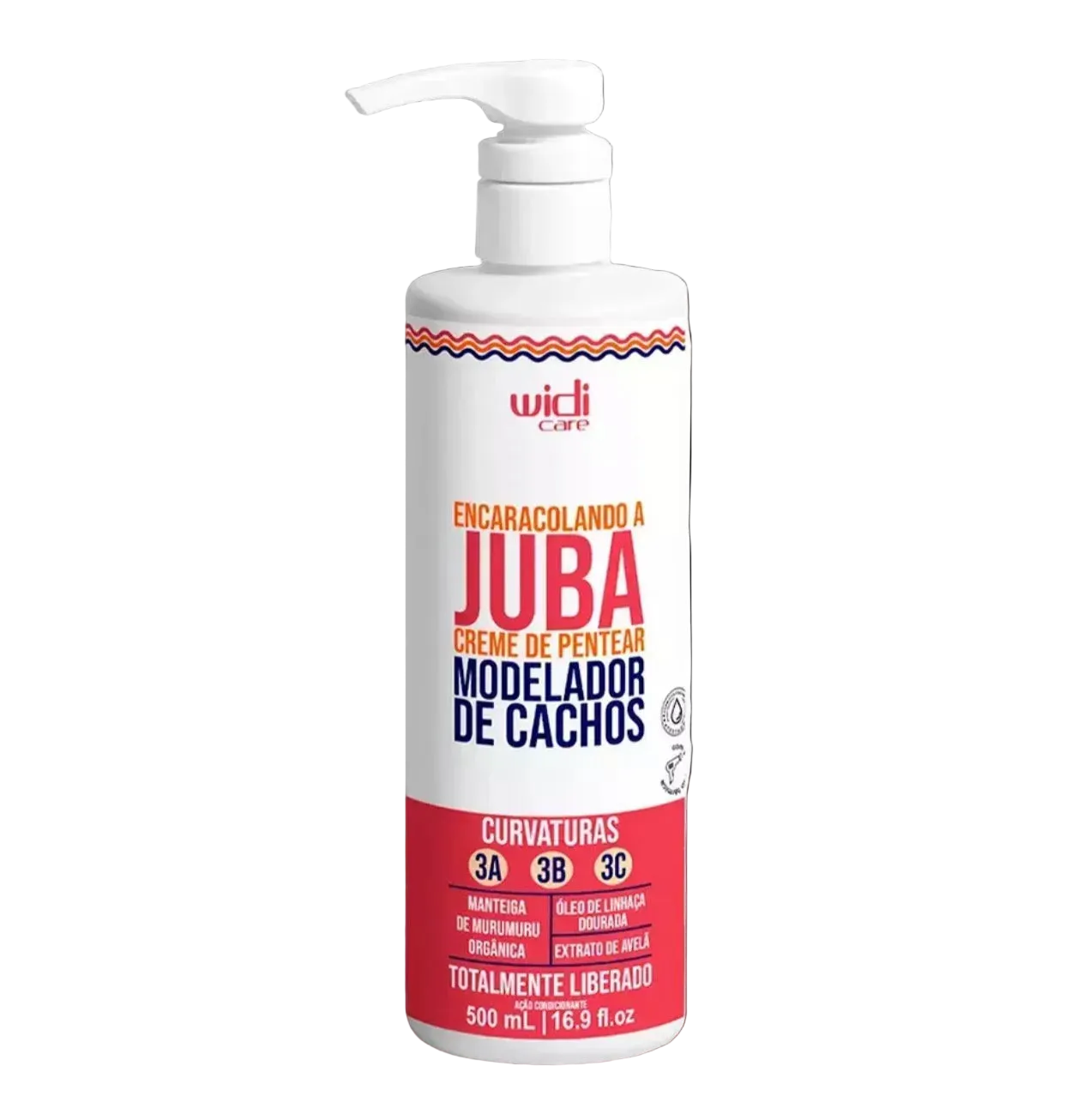 WidiCare Juba Creme Pentear Modeladora Cachos 500Ml
