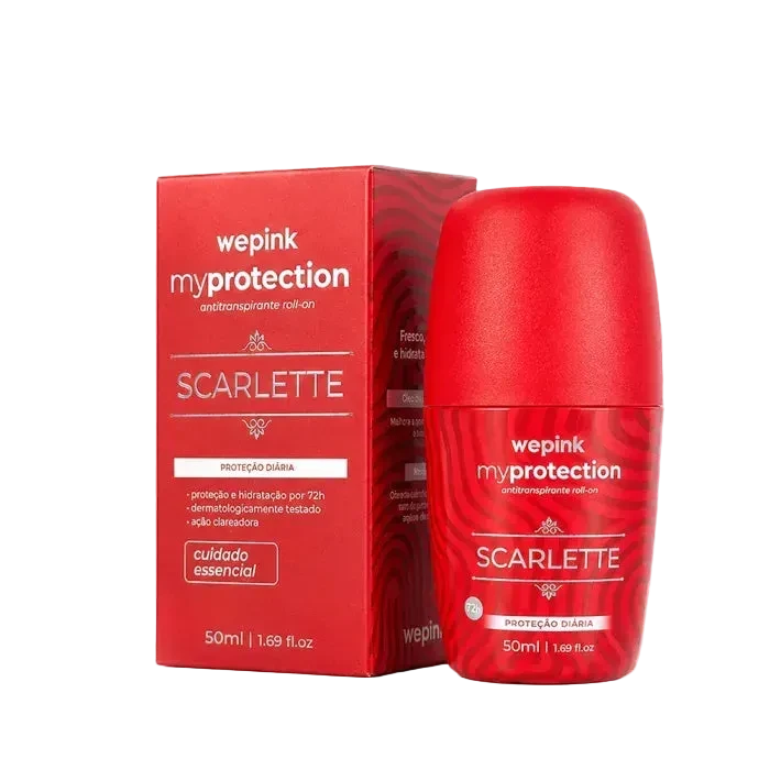 Desodorante Antitranspirante Roll-on MyProtection Scarlette 50ml - Wepink