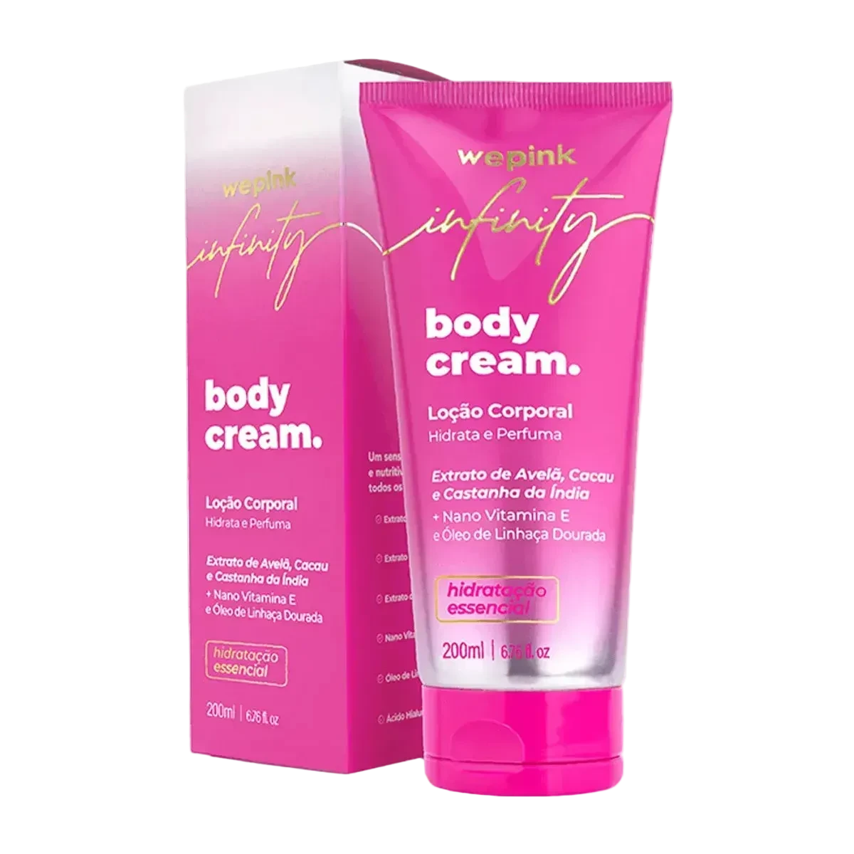 Body Cream Infinity Desodorante Hidratante 200ml - Wepink