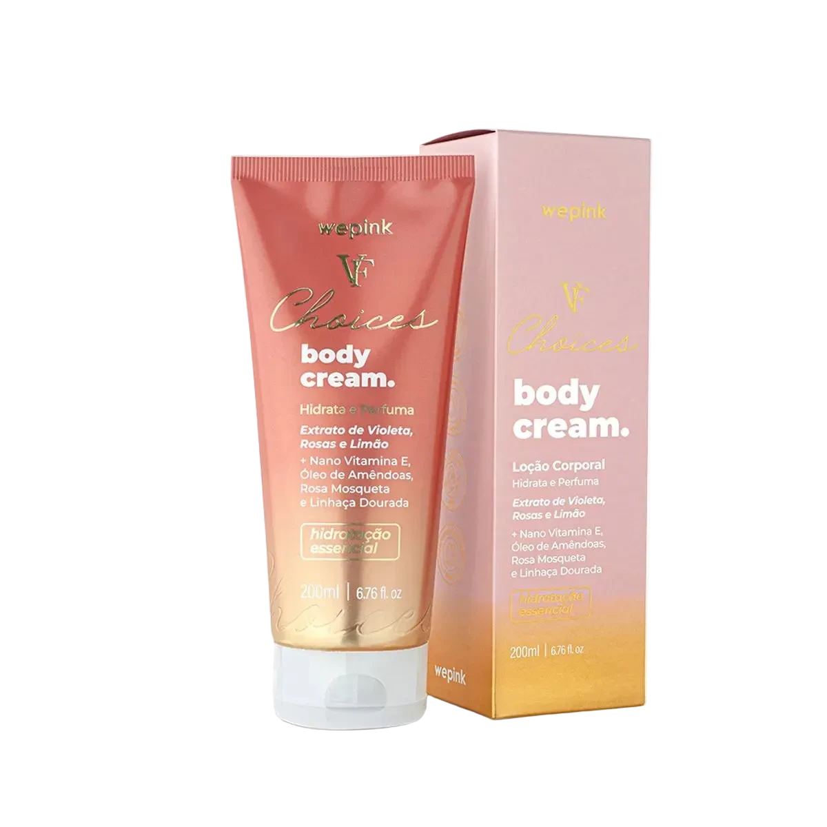 Body Cream VF Choices Desodorante Hidratante 200ml - Wepink
