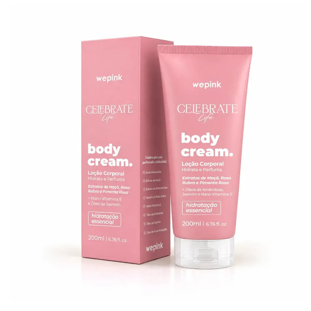 Body Cream Celebrate Life Desodorante Hidratante 200ml - Wepink