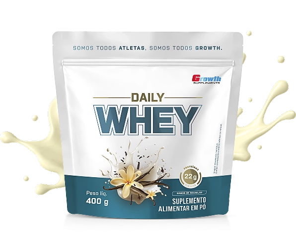 Daily - whey growth 400g baunilha