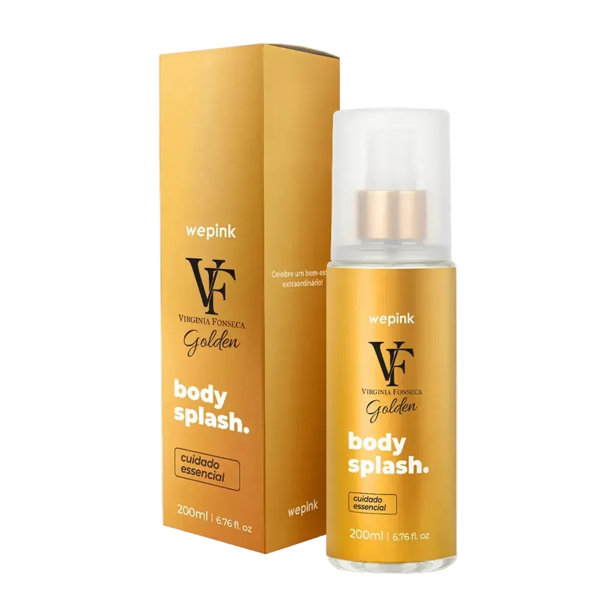 Body Splash VF Golden Desodorante Colônia 200ml - Wepink