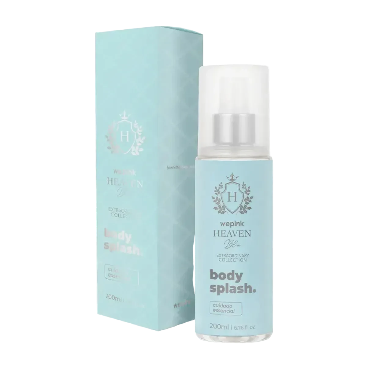 Body Splash Heaven Blue Desodorante Colônia 200ml - Wepink