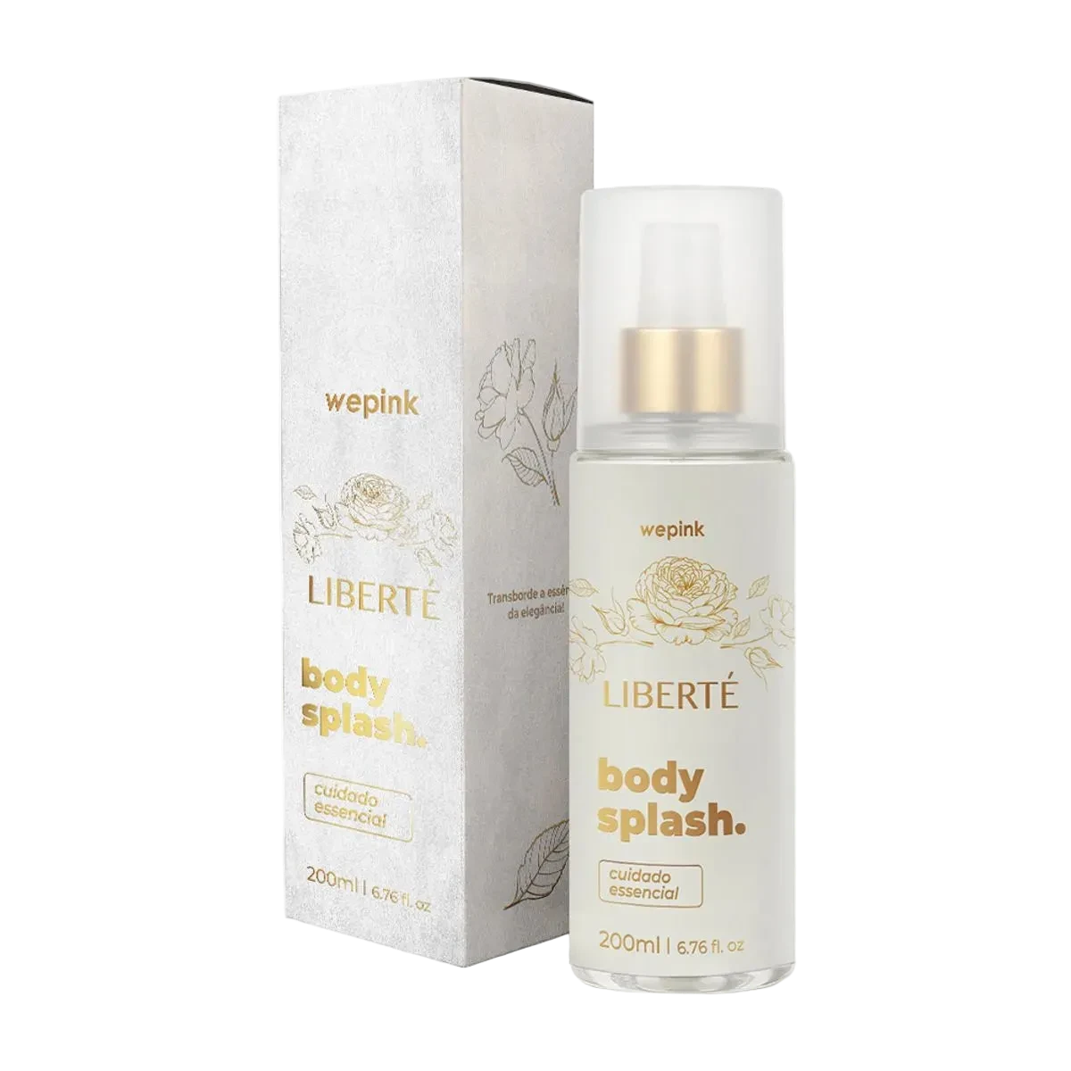 Body Splash Liberté Desodorante Colônia 200ml - Wepink