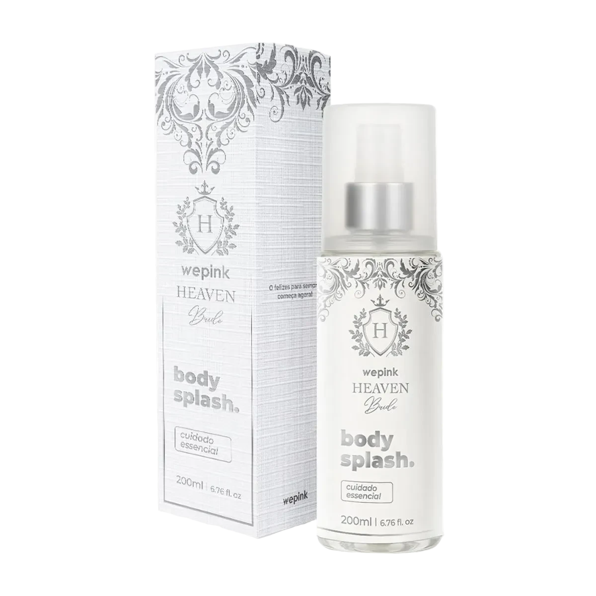 Body Splash Heaven Bride Desodorante Colônia 200ml - Wepink