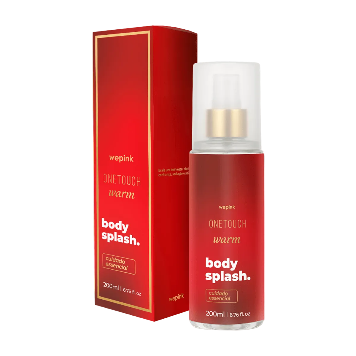 Body Splash One Touch Warm Desodorante Colônia 200ml - Wepink