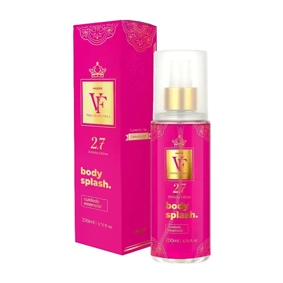 Body Splash VF 2.7 Desodorante Colônia 200ml - Wepink