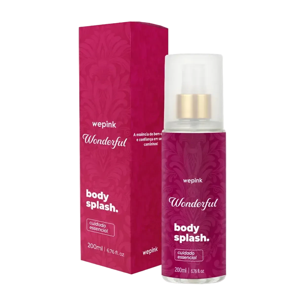 Body Splash Wonderful Desodorante Colônia 200ml - Wepink