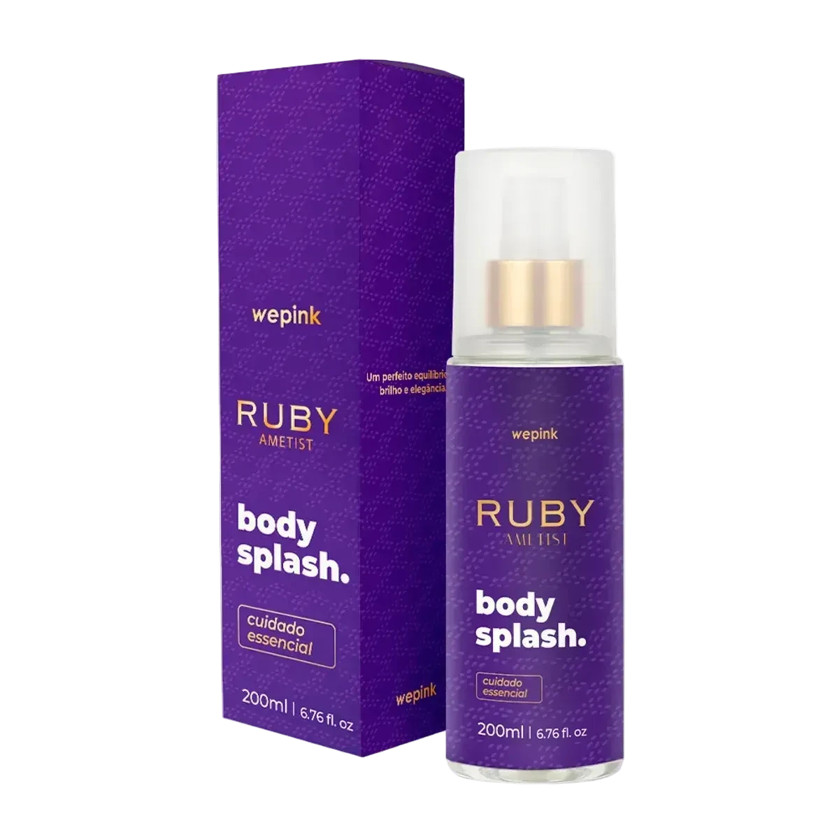 Body Splash Ruby Ametist Desodorante Colônia 200ml - Wepink