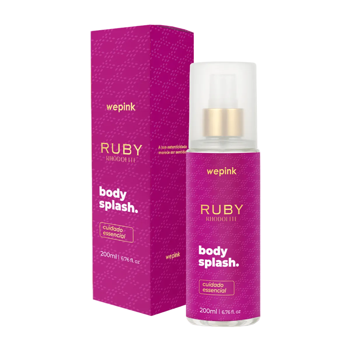 Body Splash Ruby Rhodolite Desodorante Colônia 200ml - Wepink