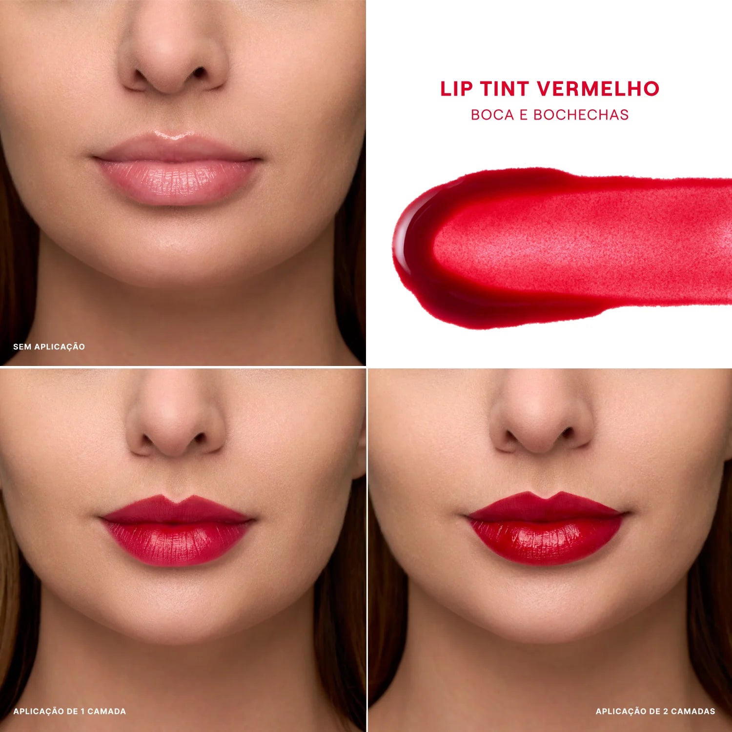 LIP TINT VERMELHO - BOCA ROSA