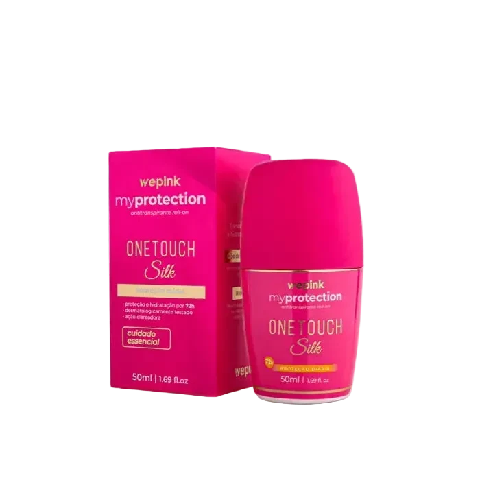 Desodorante Antitranspirante Roll-on One Touch Silk 50ml - Wepink