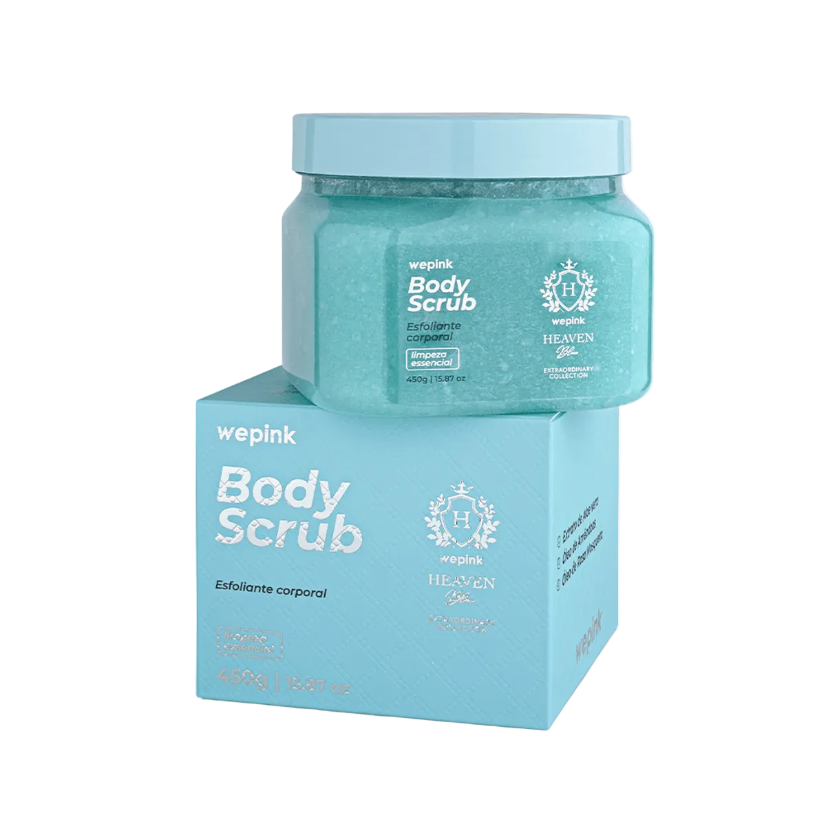 Body Scrub Heaven Blue Esfoliante Corporal 450gr - Wepink