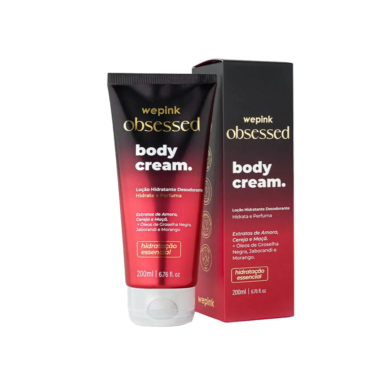Body Cream OBSESSED Desodorante Hidratante 200ml - Wepink
