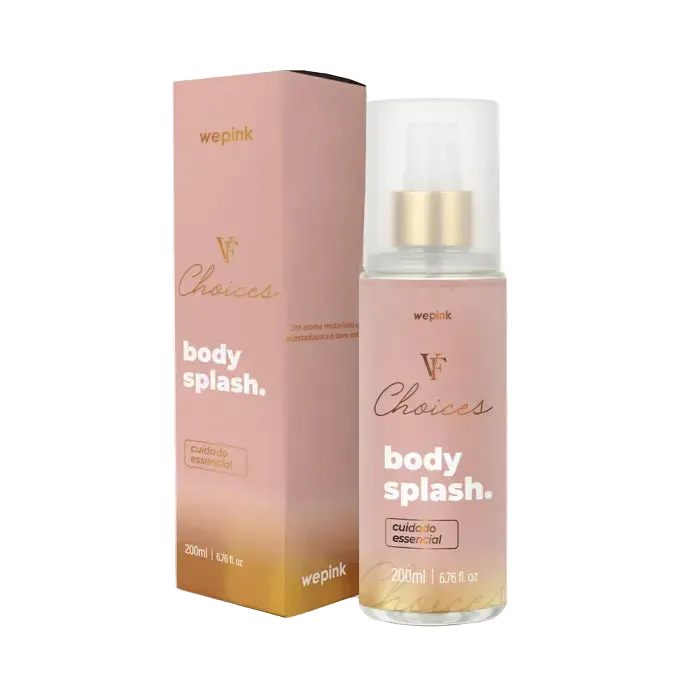 Body Splash VF Choices Desodorante Colônia 200ml - Wepink