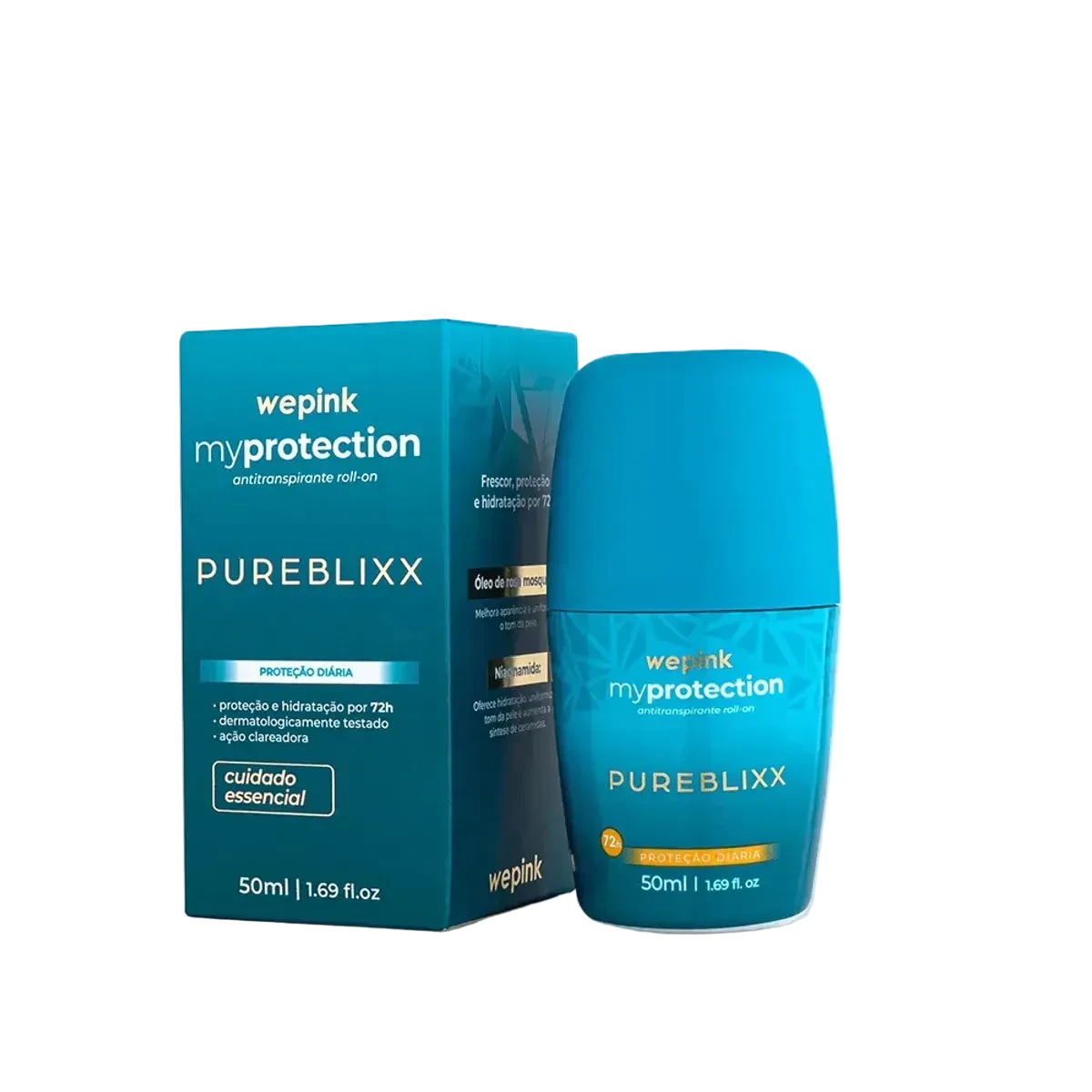 Desodorante Antitranspirante Pureblixx Roll-on VF 50ml - Wepink