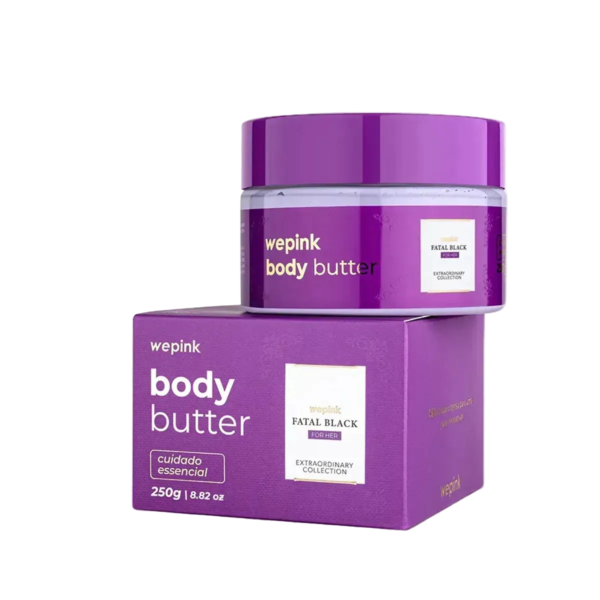 Body Butter Fatal Black For Her Manteiga Corporal 250g - Wepink