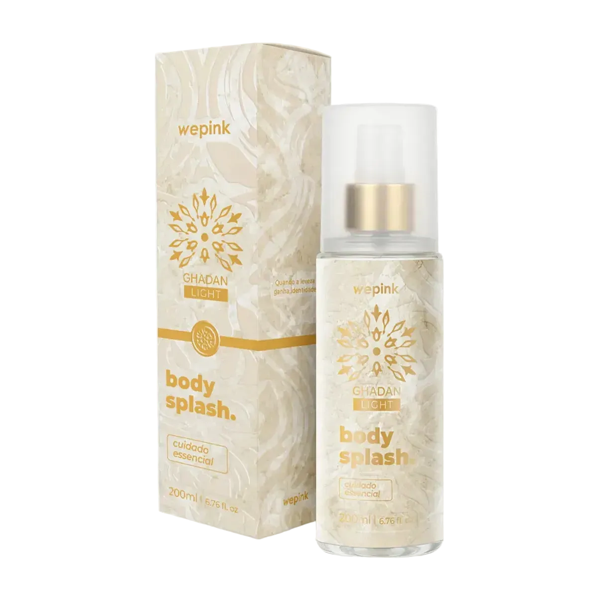 Body Splash Ghadan Light Desodorante Colônia 200ml - Wepink