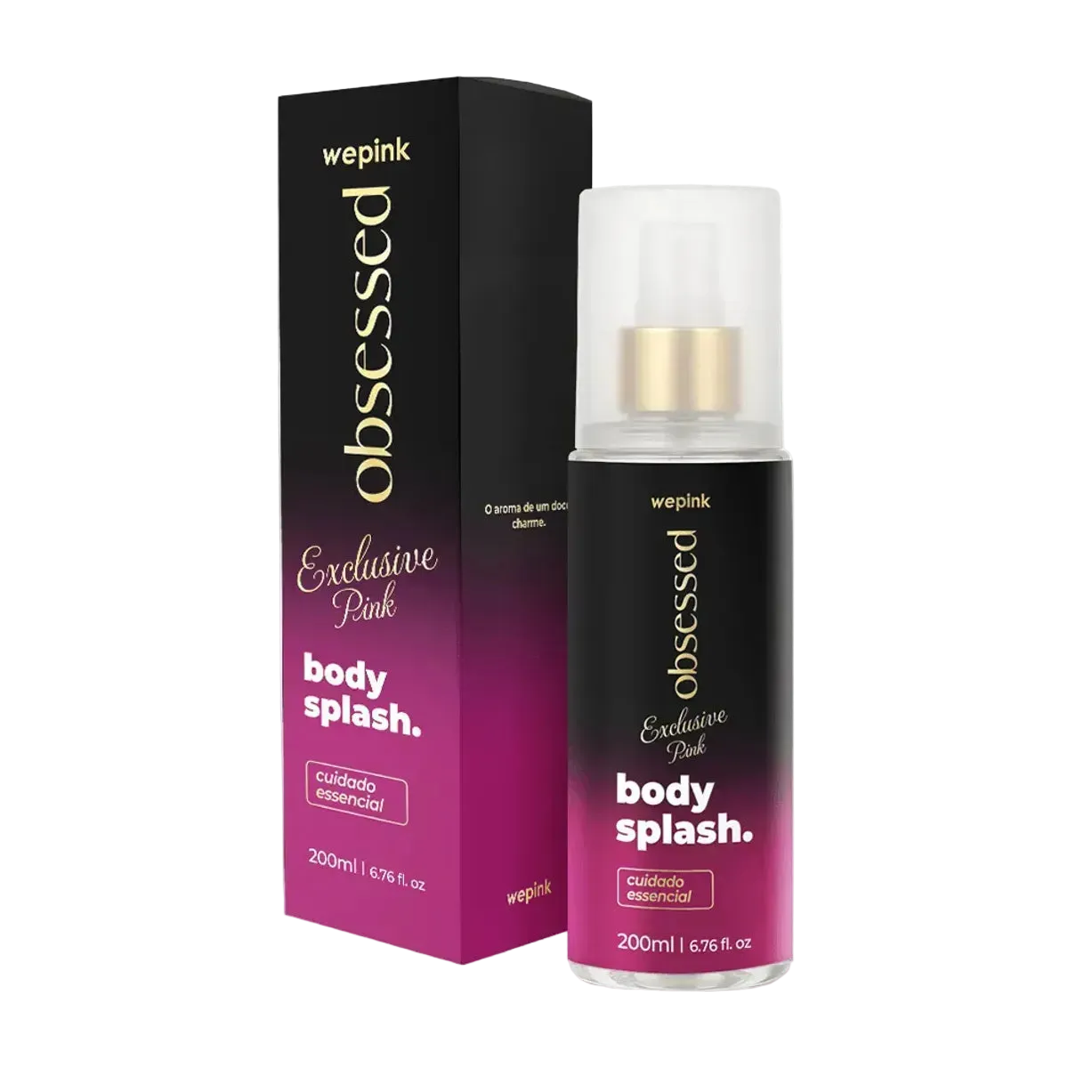 Body Splash Obsessed Exclusive Pink Desodorante Colônia 200ml - Wepin